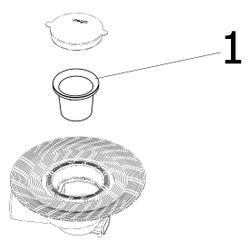 Viega Advantix Badablauf 4921.75, d. 70mm, Kunststoff, Grau... VIEGA-284657 4015211284657 (Abb. 1)