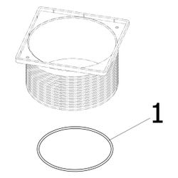 Viega Aufsatzrahmen 4922.4, 150x150mm, Kunststoff, Grau... VIEGA-534523 4015211534523 (Abb. 1)
