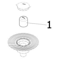 Viega Advantix Badablauf 4926.5, d. 50mm, Kunststoff, Grau... VIEGA-470937 4015211470937 (Abb. 1)