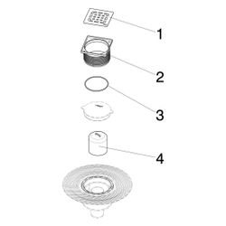 Viega Advantix Badablauf 4926, DN 50, Kunststoff, Grau... VIEGA-556914 4015211556914 (Abb. 1)
