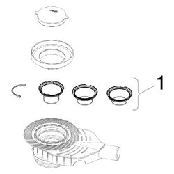Viega Advantix Top Grundkörper 4927.3, DN 50, Kunststoff, Grau... VIEGA-661762 4015211661762 (Abb. 1)