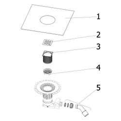 Viega Ablaufgarnitur 4927, DN 40x50, Kunststoff, Grau... VIEGA-557058 4015211557058 (Abb. 1)