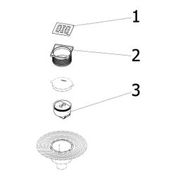 Viega Advantix Badablauf 4936.3, DN 50, Kunststoff, Grau... VIEGA-617271 4015211617271 (Abb. 1)