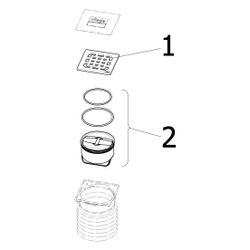 Viega Advantix Einsteckablauf 4937.1, DN 100, Kunststoff, Grau... VIEGA-660345 4015211660345 (Abb. 1)