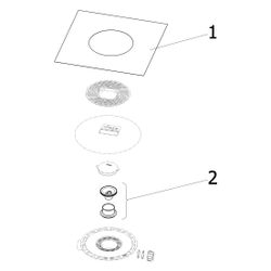 Viega Advantix Badablauf 4938, Kunststoff, Grau... VIEGA-565695 4015211565695 (Abb. 1)