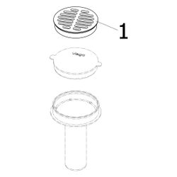 Viega Advantix Balkon-/Terrassenablauf 4942.5, DN 50, Kunststoff, Grau... VIEGA-125158 4015211125158 (Abb. 1)