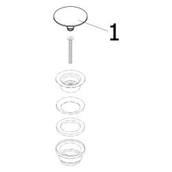 Viega Schaftventil 5438, G 1 1/4" x 63mm, Messing verchromt, nicht verschließbar... VIEGA-492670 4015211492670 (Abb. 1)