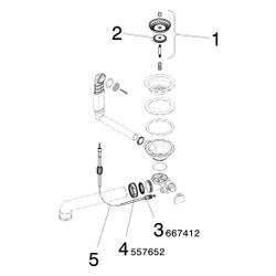 Viega Ablaufventilset 7139.162, Kunststoff, Weiß... VIEGA-678579 4015211678579 (Abb. 1)