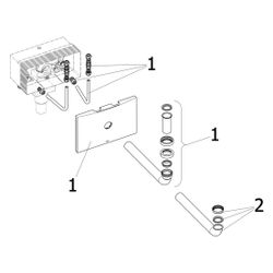 Viega Viega Mono UP-Anschlussbox 8314, 302x241mm, Kunststoff, Grau... VIEGA-734817 4015211734817 (Abb. 1)