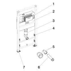 Viega Prevista Dry WC-Element 8522.33, bodenstehendes WC, 1120mm... VIEGA-772048 4015211772048 (Abb. 1)