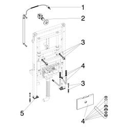 Viega Prevista Dry Waschtisch-Element 8535.32, 1120x500mm, individuell höhenverstellbar 2... VIEGA-776213 4015211776213 (Abb. 1)