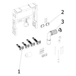 Viega Prevista Pure Waschtisch-Block 8550, Stahl verzinkt... VIEGA-776596 4015211776596 (Abb. 1)