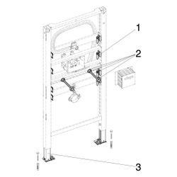 Viega Prevista Dry Urinal Element 8560.31, Spülauslösung verdeckt 1120-1300mm... VIEGA-776428 4015211776428 (Abb. 1)