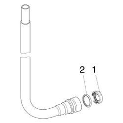 Viega Geopress Übergangsbogen 90 Grad G 9613.5G, d. 32x22mm, Rotguss... VIEGA-772284 4015211772284 (Abb. 1)