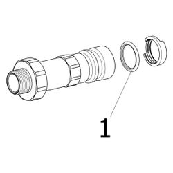 Viega Geopress Übergangsstück mit SC-Contur 9622TW, d. 63mm x R 1 1/2", Rotguss... VIEGA-767372 4015211767372 (Abb. 1)