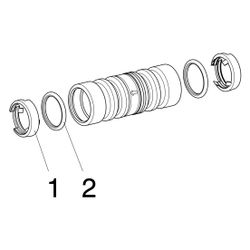 Viega Geopress Gasströmungswächter mit SC-Contur 9655.1 Typ C, d. 32 Betriebsdruck 25 mba... VIEGA-488871 4015211488871 (Abb. 1)