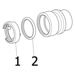 Viega Geopress Kappe mit SC-Contur 9656TW, d. 32mm, Rotguss... VIEGA-767396 4015211767396 (Abb. 1)