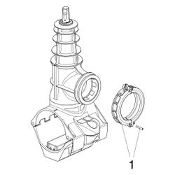 Viega Geopress Anbohrarmatur 9690TW, d. 90mm, Polyamid-​GF, Siliziumbronze... VIEGA-772444 4015211772444 (Abb. 1)
