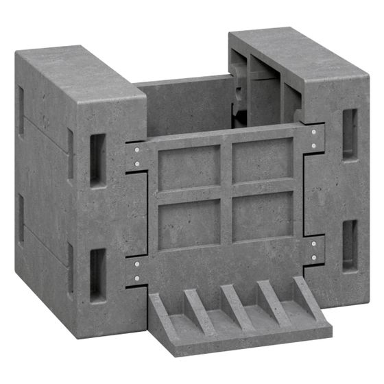 Viessmann Fertigfundament ODU, Kunststoff, 3203016