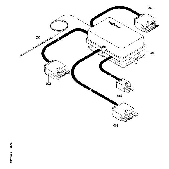 Viessmann Steckadapter Zweistufenbetrieb für Trimatik MC, Vitola-b 2