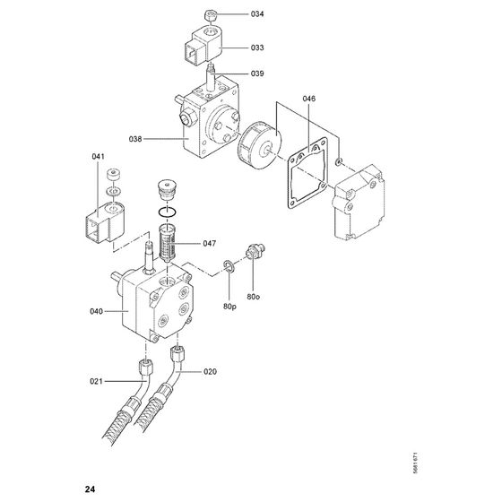 Viessmann Vitoflame 200 Ölbrenner VE Austausch für Rotrix