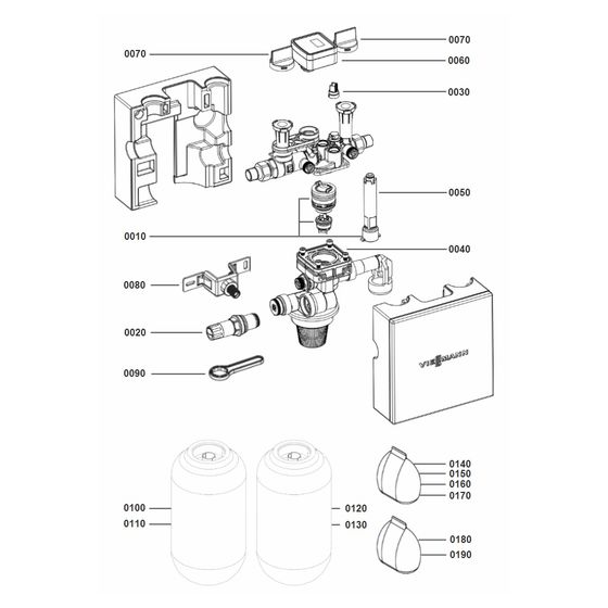 Viessmann Füllstation medium Vitoset R 3/4
