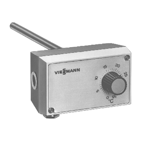 Viessmann Temperaturregler für Schwimmbecken Luft-Wasser-Wärmepumpe Monoblock Tauchhülse aus Edelstahl