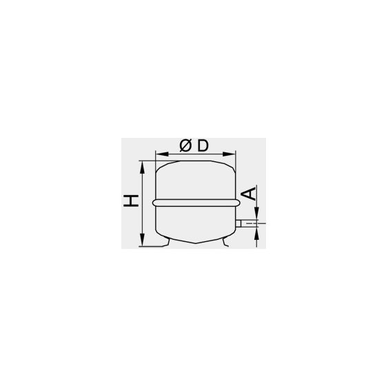 Viessmann Vitoset Membran-Ausdehnungsgefäß N200 200l, vitosilber, Reflex