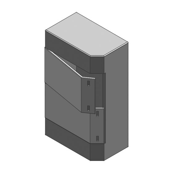 Viessmann Wandgehäuse zum Einbau der Vitocom 300 Module, 2-reihig