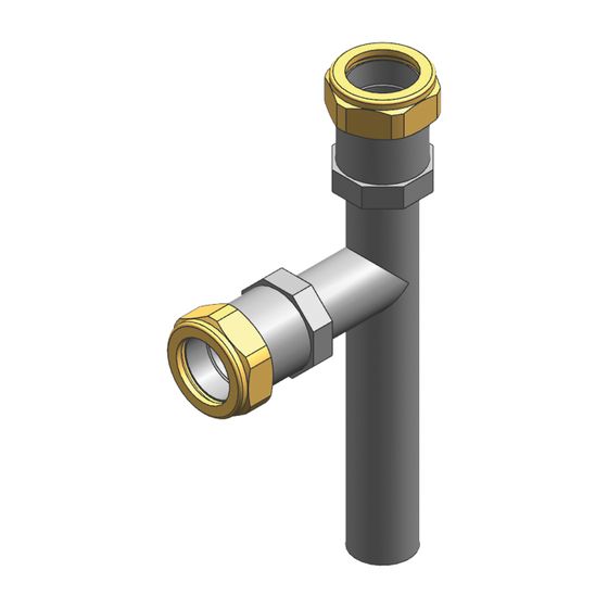 Viessmann Anschluss-T-Stück Vorlauf