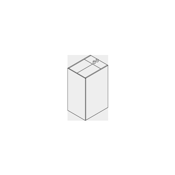 Viessmann Pelletbox mit Verkleidung, Deckel mit Entnahmeeinheit für Saugsystem, manuelle Befüllung, 260kg, Aufst. neben Heizk.