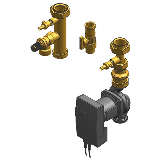 Viessmann Anschluss-Set 125-150kW, mit Hocheffizienzpumpe und Sicherheitsventil