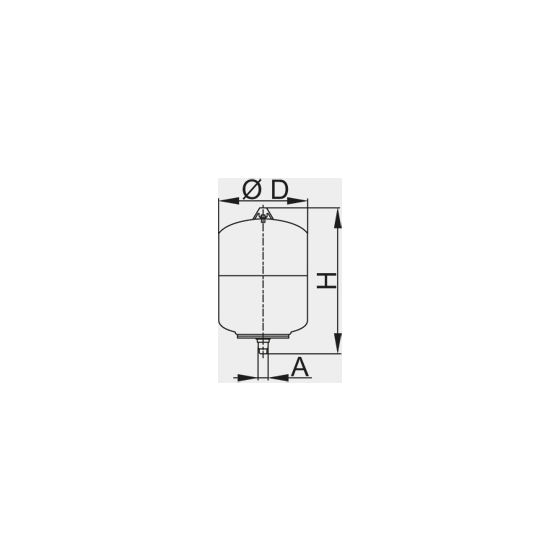 Viessmann Membran-Ausdehnungsgefäß, Typ DD18