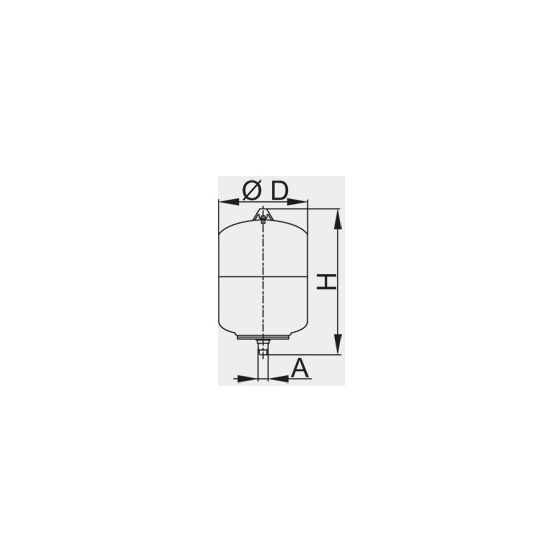 Viessmann Membran-Ausdehnungsgefäß, Typ DD18