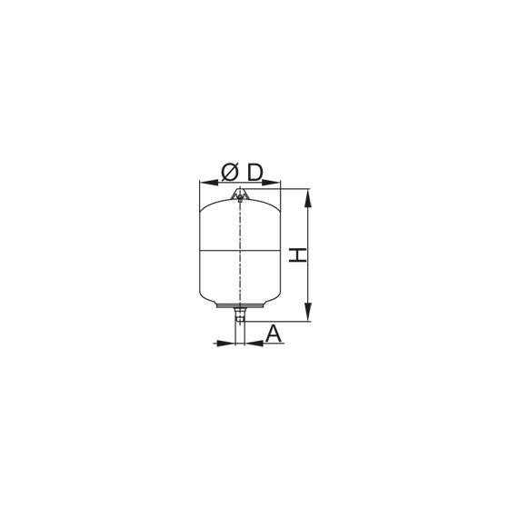 Viessmann Membran-Ausdehnungsgefäß, Typ DD8