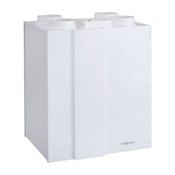 Viessmann Paket Vitovent Dezentrale Wohnungslüftung 200-D Typ HRM B55 Feuchtesensor