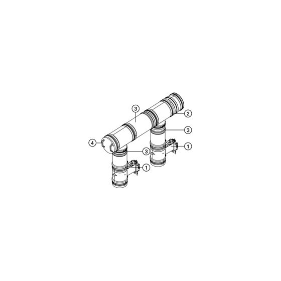 Viessmann Abgaskaskaden-Set DN 200/250