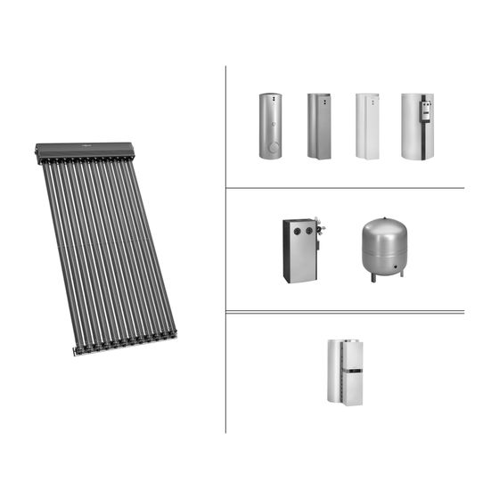 Viessmann Paket Vitosol 300-TM SP3C,13,86m2 sol.HU Vitocell 160-E 950l, Frischwasserstation und Verteiler