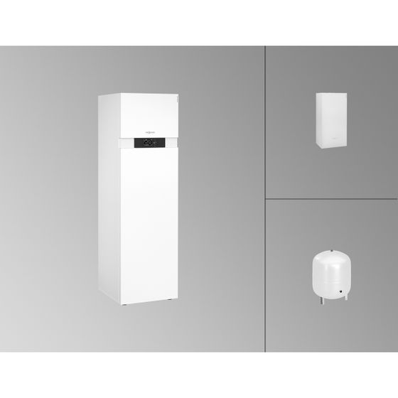 Viessmann Vitocal Sole-Wasser-Wärmepumpen Paket 222-G Typ BWT 221.B08, R410 A, 8,0kW, mit Sole-Zubehörpaket