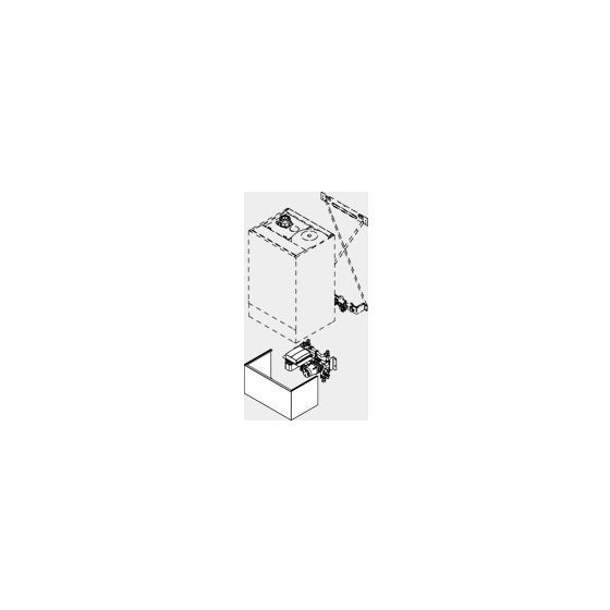Viessmann Unterbaukit Kompakt mit Mischer für zwei Heizkreise, ZK04935