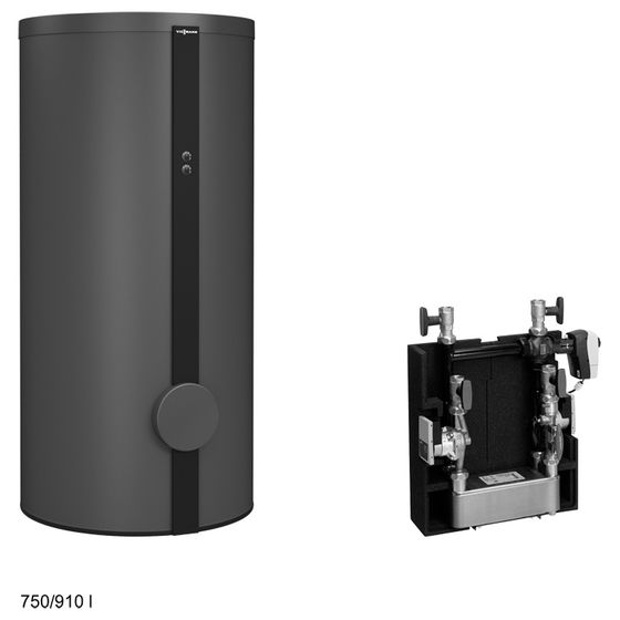 Viessmann Vitocell 100-L CVLA Speicher für Trinkwassererwärmungsanlagen 910l S1, Vitographite