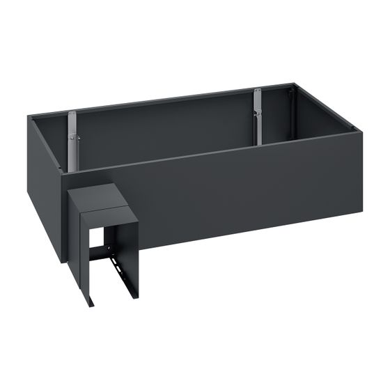 Viessmann Designbleche für Bodenkonsole mit Wandanschluss
