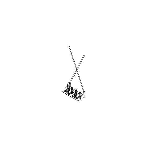 Viessmann Montagehilfe Aufputz-Montagematerial 450mm