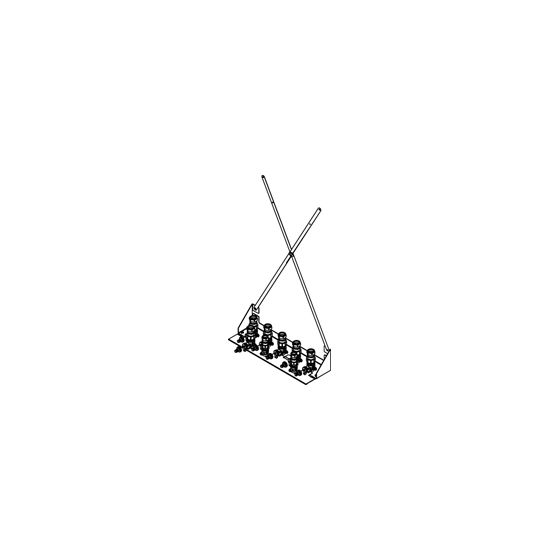 Viessmann Montagehilfe Aufputz-Montagematerial 600mm