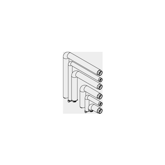 Viessmann Anschluss-Set Aufputz nach rechts, ZK06060