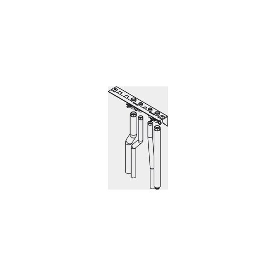 Viessmann Montagehilfe Aufputz nach oben, 1 Heizkreis, ZK06407