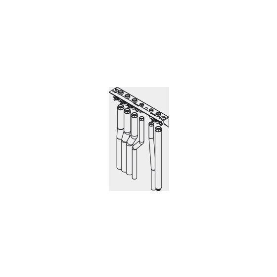 Viessmann Montagehilfe Aufputz nach oben, 2 Heizkreise, ZK06410