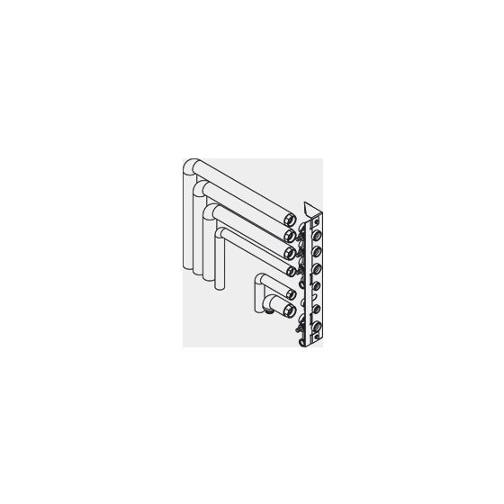Viessmann Montagehilfe Aufputz nach rechts, 2 Heizkreise, ZK06412
