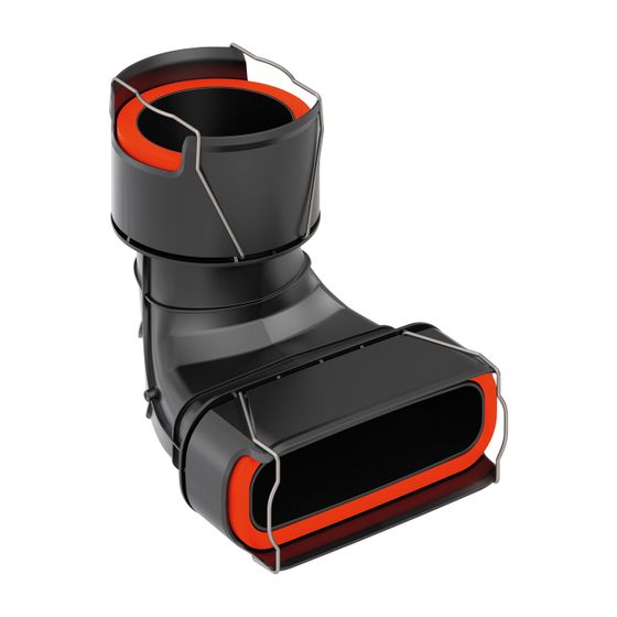 Viessmann Bogen 90 Grad F50 auf R 90