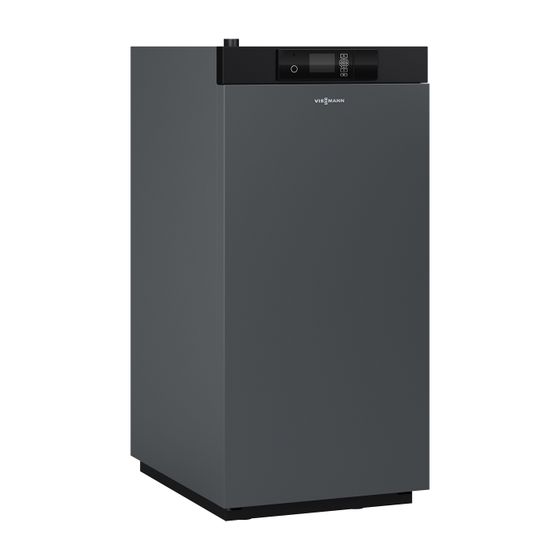 Viessmann Vitoligno 300-C Pelletkessel, Maximale Wärmeleistung 60kW, Saugsystem, Einschub hinten